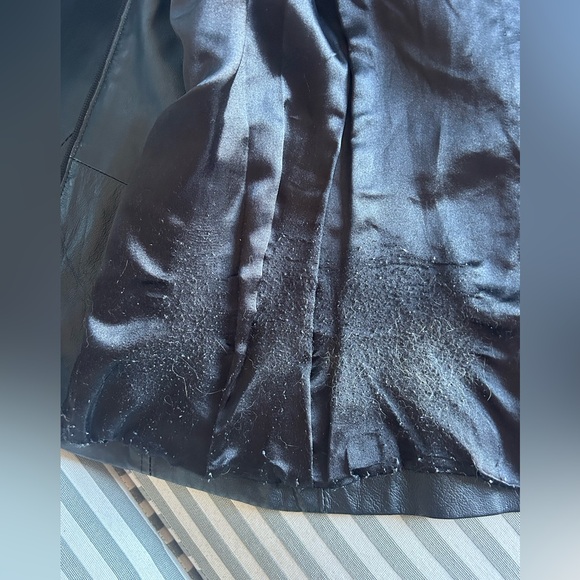 Style & Co Genuine Leather Jacket - Picture 5 of 7